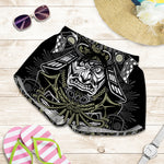 Japanese Samurai Warrior Print Women's Shorts