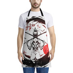 Japanese Samurai Woman Print Apron