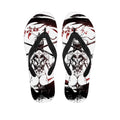 Japanese Samurai Woman Print Flip Flops