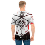 Japanese Samurai Woman Print Men's T-Shirt