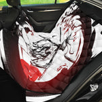 Japanese Samurai Woman Print Pet Car Back Seat Cover
