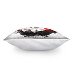 Japanese Samurai Woman Print Pillow Cover