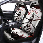 Japanese Samurai Woman Print Universal Fit Car Seat Covers