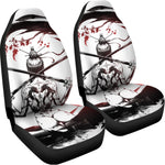 Japanese Samurai Woman Print Universal Fit Car Seat Covers