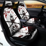 Japanese Samurai Woman Print Universal Fit Car Seat Covers
