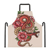 Japanese Snake Tattoo Print Apron