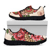 Japanese Snake Tattoo Print Black Sneakers