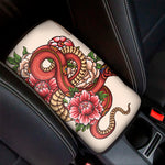 Japanese Snake Tattoo Print Car Center Console Cover