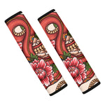 Japanese Snake Tattoo Print Car Seat Belt Covers