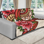 Japanese Snake Tattoo Print Futon Protector