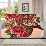 Japanese Snake Tattoo Print Futon Protector