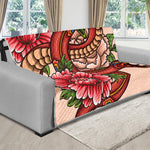 Japanese Snake Tattoo Print Futon Protector