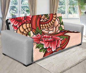 Japanese Snake Tattoo Print Futon Protector