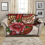 Japanese Snake Tattoo Print Loveseat Protector