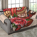 Japanese Snake Tattoo Print Loveseat Protector