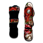 Japanese Snake Tattoo Print Muay Thai Shin Guard