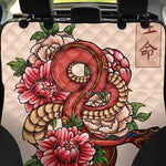 Japanese Snake Tattoo Print Pet Car Back Seat Cover