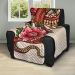 Japanese Snake Tattoo Print Recliner Protector