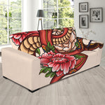 Japanese Snake Tattoo Print Sofa Slipcover