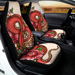 Japanese Snake Tattoo Print Universal Fit Car Seat Covers