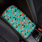 Japanese Sushi And Rolls Pattern Print Car Center Console Cover