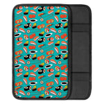 Japanese Sushi And Rolls Pattern Print Car Center Console Cover