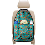 Japanese Sushi And Rolls Pattern Print Car Seat Organizers
