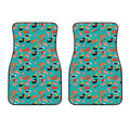 Japanese Sushi And Rolls Pattern Print Front Car Floor Mats