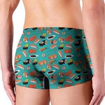 Japanese Sushi And Rolls Pattern Print Men's Boxer Briefs