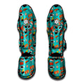 Japanese Sushi And Rolls Pattern Print Muay Thai Shin Guards