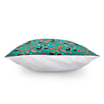 Japanese Sushi And Rolls Pattern Print Pillow Cover