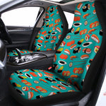 Japanese Sushi And Rolls Pattern Print Universal Fit Car Seat Covers