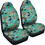 Japanese Sushi And Rolls Pattern Print Universal Fit Car Seat Covers