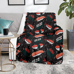 Japanese Sushi Pattern Print Blanket