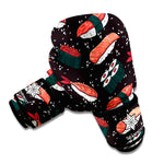 Japanese Sushi Pattern Print Boxing Gloves