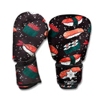 Japanese Sushi Pattern Print Boxing Gloves