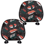 Japanese Sushi Pattern Print Car Headrest Covers