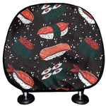 Japanese Sushi Pattern Print Car Headrest Covers