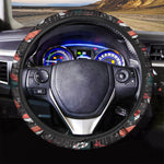 Japanese Sushi Pattern Print Car Steering Wheel Cover