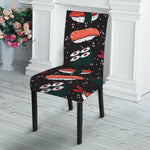 Japanese Sushi Pattern Print Dining Chair Slipcover