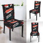 Japanese Sushi Pattern Print Dining Chair Slipcover