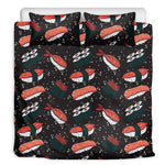 Japanese Sushi Pattern Print Duvet Cover Bedding Set