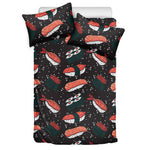 Japanese Sushi Pattern Print Duvet Cover Bedding Set