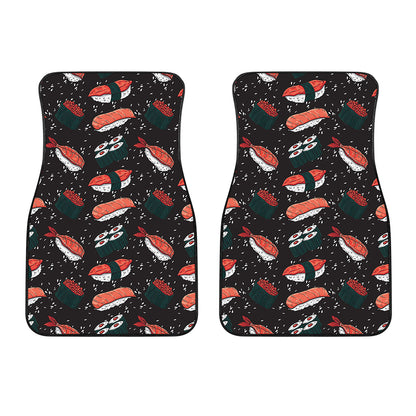 Japanese Sushi Pattern Print Front Car Floor Mats