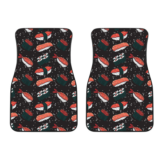 Japanese Sushi Pattern Print Front Car Floor Mats