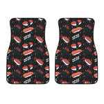 Japanese Sushi Pattern Print Front Car Floor Mats