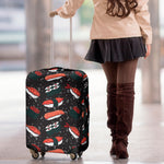 Japanese Sushi Pattern Print Luggage Cover