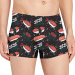 Japanese Sushi Pattern Print Men's Boxer Briefs