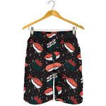 Japanese Sushi Pattern Print Men's Shorts
