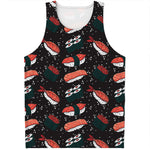 Japanese Sushi Pattern Print Men's Tank Top